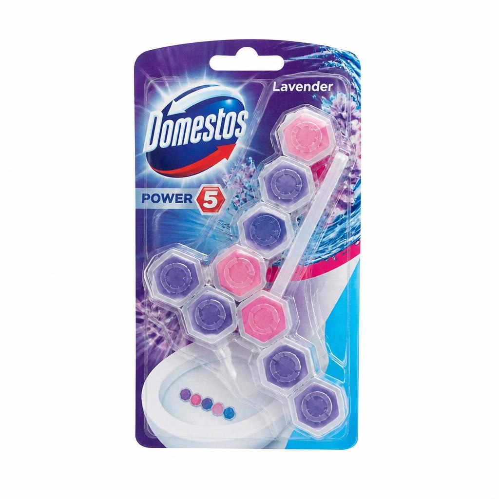 Domestos WC obešanka, čistilo 700 ml, 2 x 50 g Akcija v trgovini Tuš