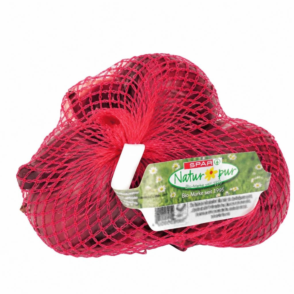 Spar Natur pur bio rdeča čebula 500 g Akcija v trgovini Spar