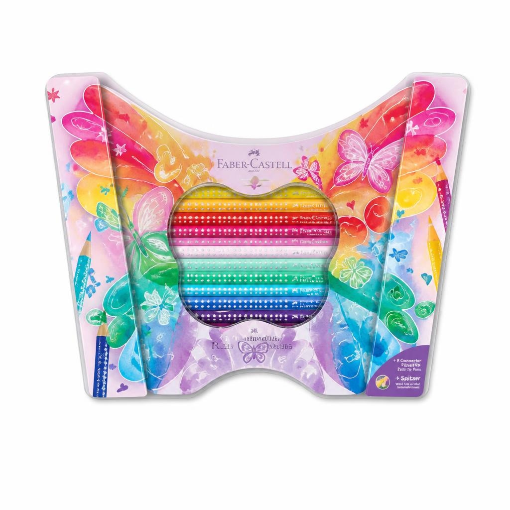 Faber Castell metulj barvice z oprijemom 12 kosov + 8 kosov Akcija v trgovini Regal Shop