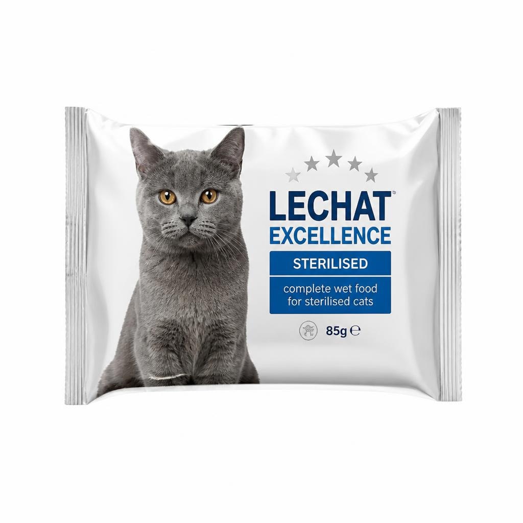 Lechat Excellence popolna mokra hrana za sterilizirane mačke 400 g Akcija v trgovini Dm
