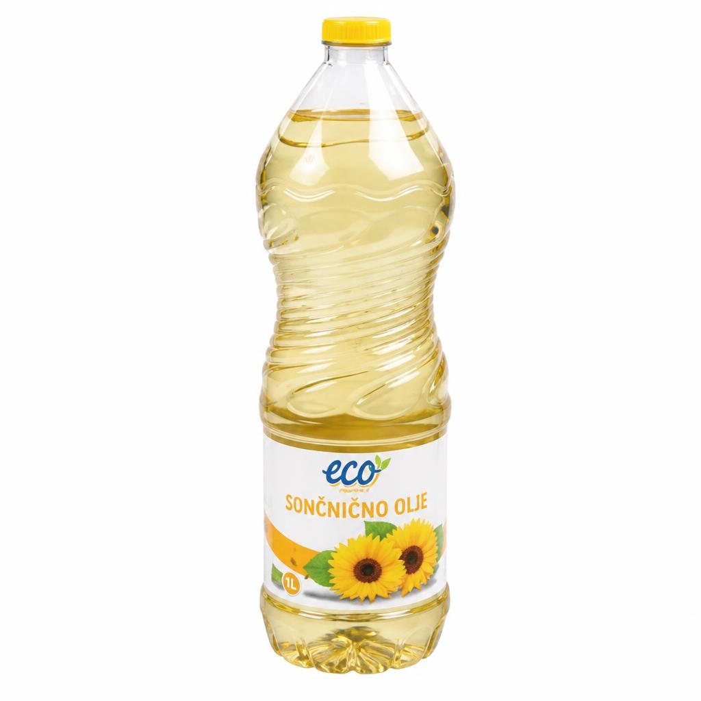 Sončnično olje 1 l ECO+ Akcija v trgovini E.Leclerc