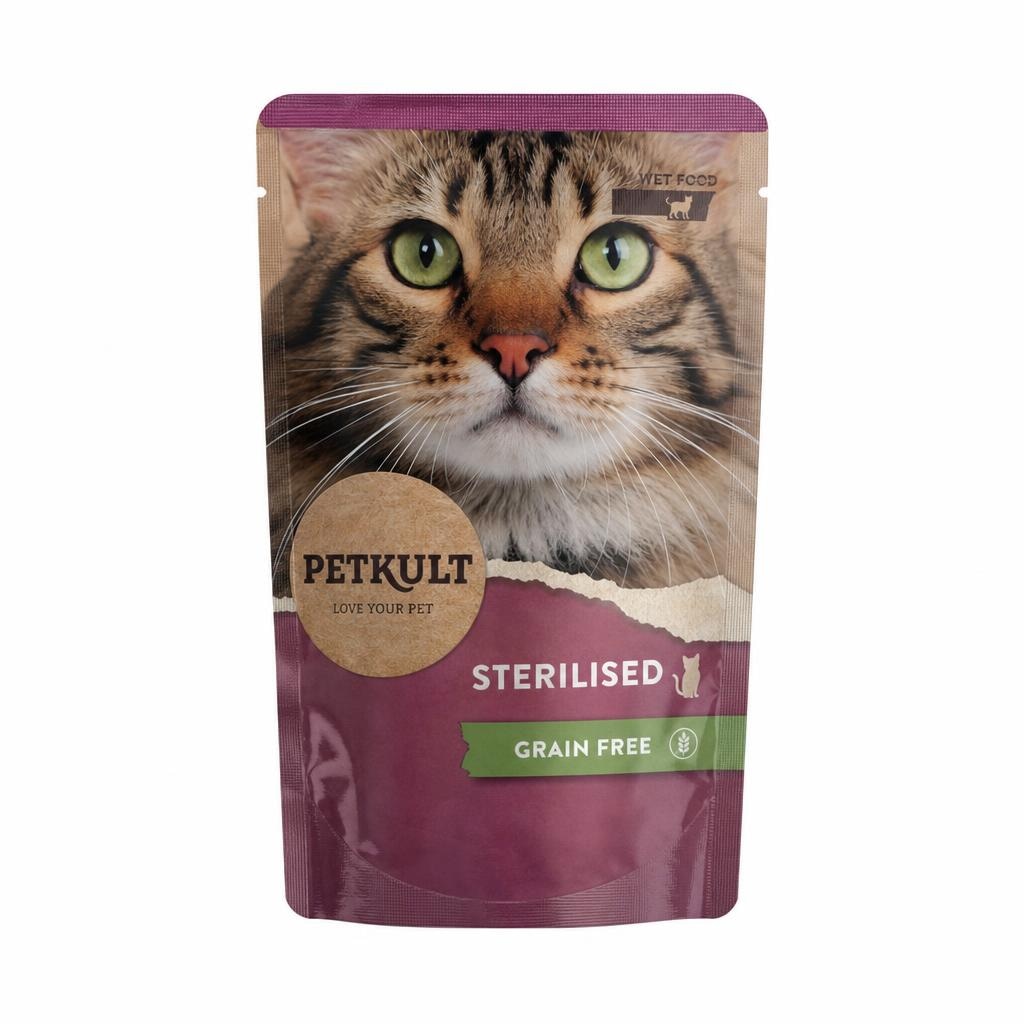 Petkult Adult Sterilised, 100g 100g - Akcija v trgovini Mr. Pet