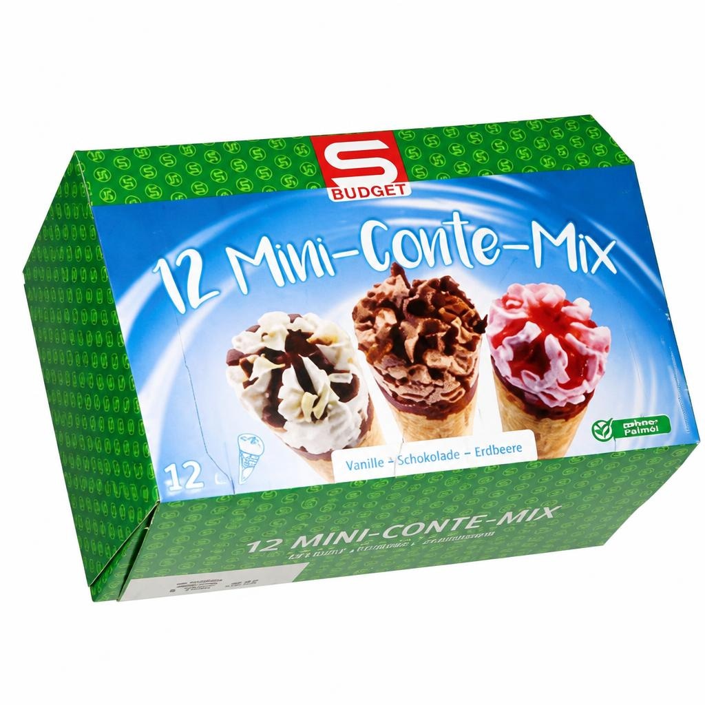 S-Budget Mini Korneti 12 x 28 ml - Akcija v trgovini Spar