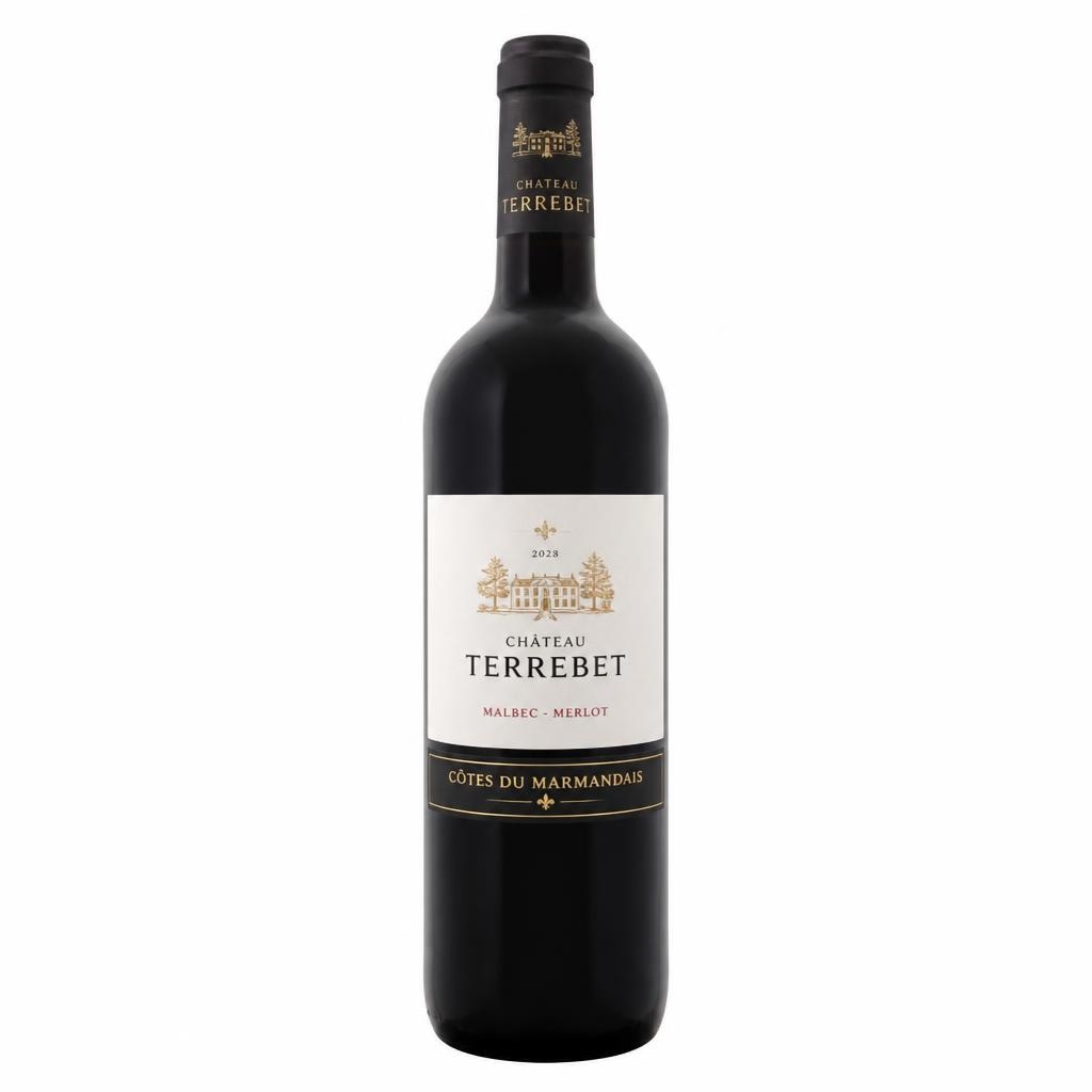 Château Terrebet Malbec Merlot "Côtes du Marmandais" 0,75 l Akcija v trgovini E.Leclerc