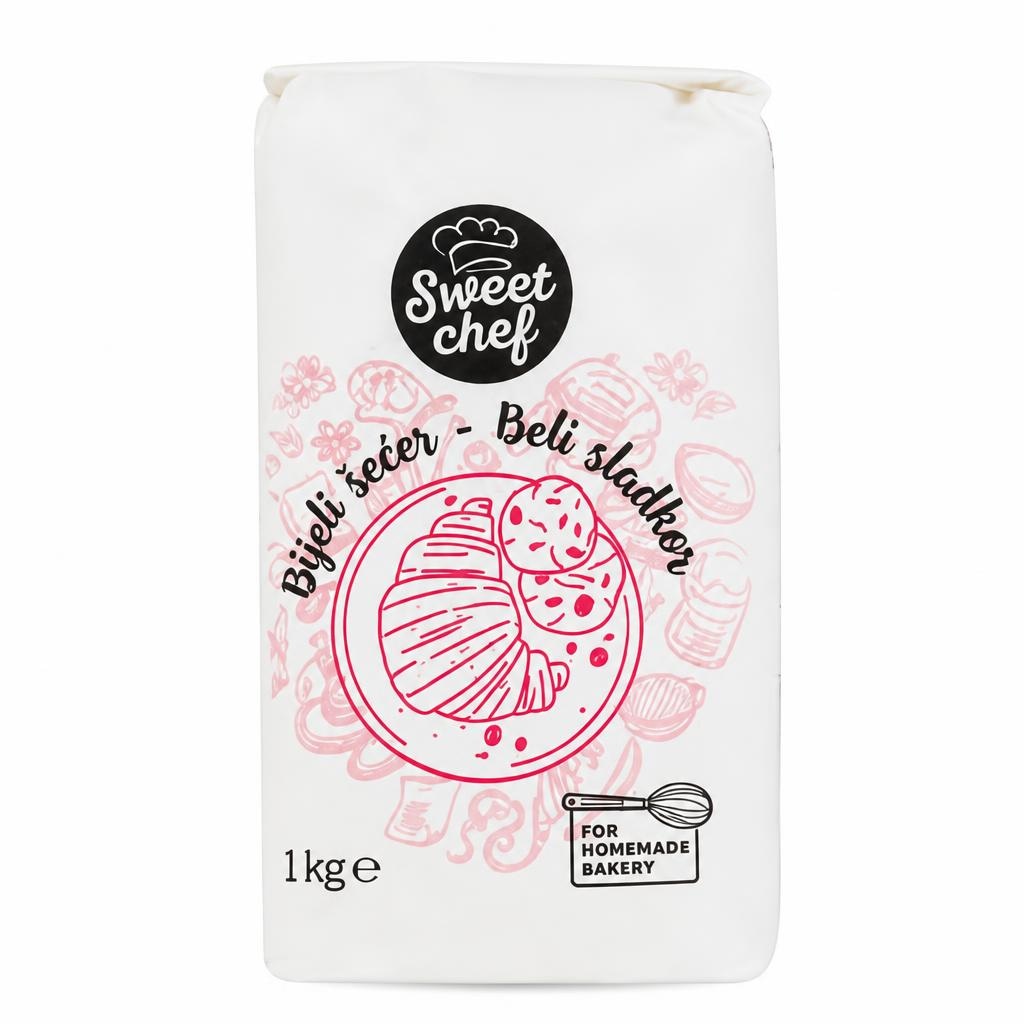 Beli kristalni sladkor Sweet chef 1 kg - Akcija v trgovini Mercator