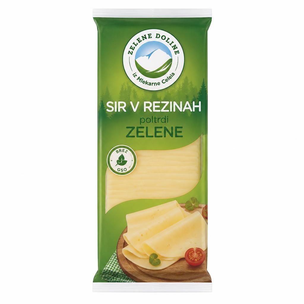 Sir v rezinah Zelene Doline 150 g Akcija v trgovini Tuš