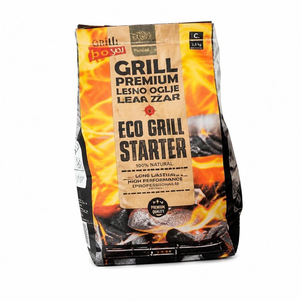 Grill Premium leseno oglje za žar 2,5 kg Akcija v trgovini E.Leclerc