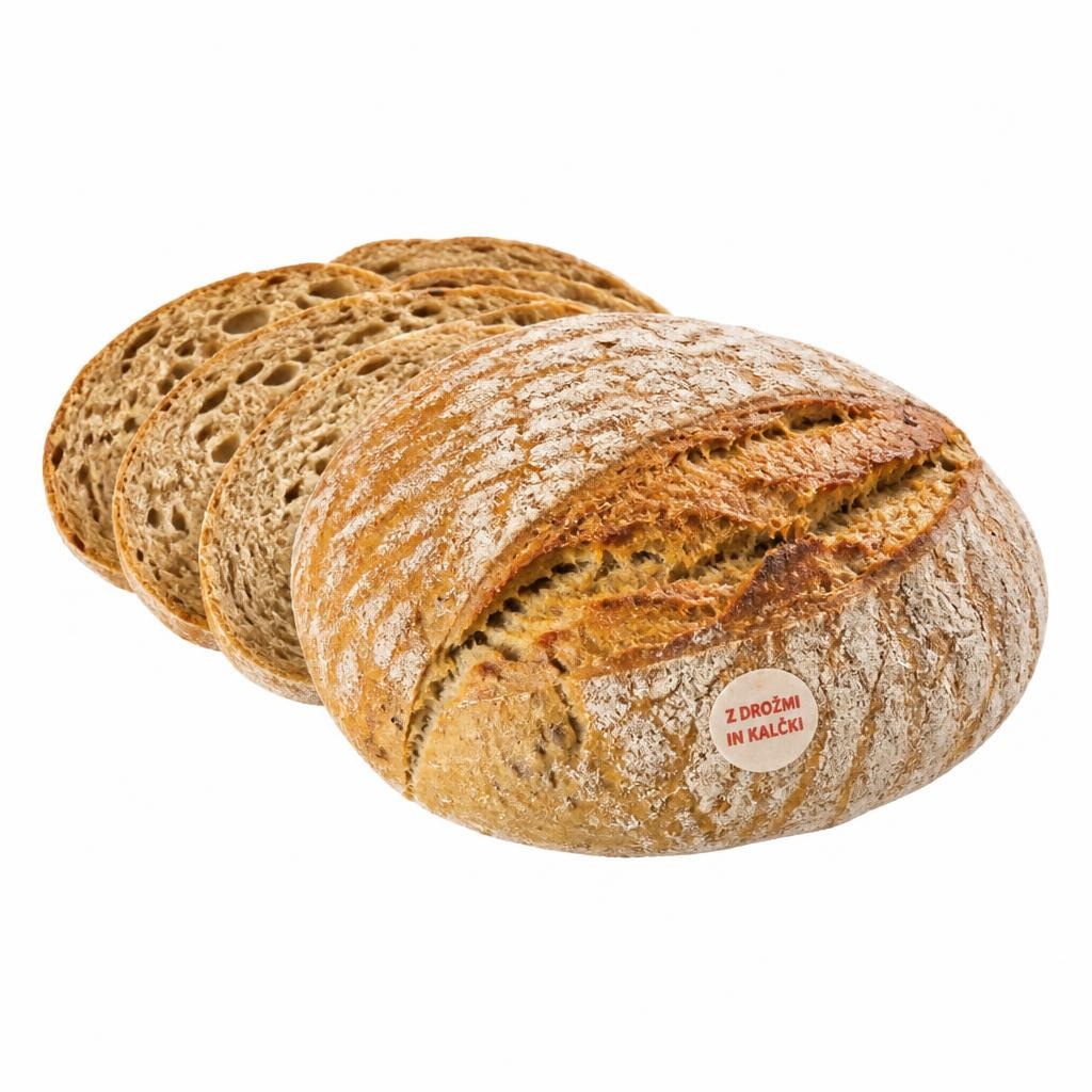Kruh z drožmi in kalčki 500 g Mlinar Akcija v trgovini Spar