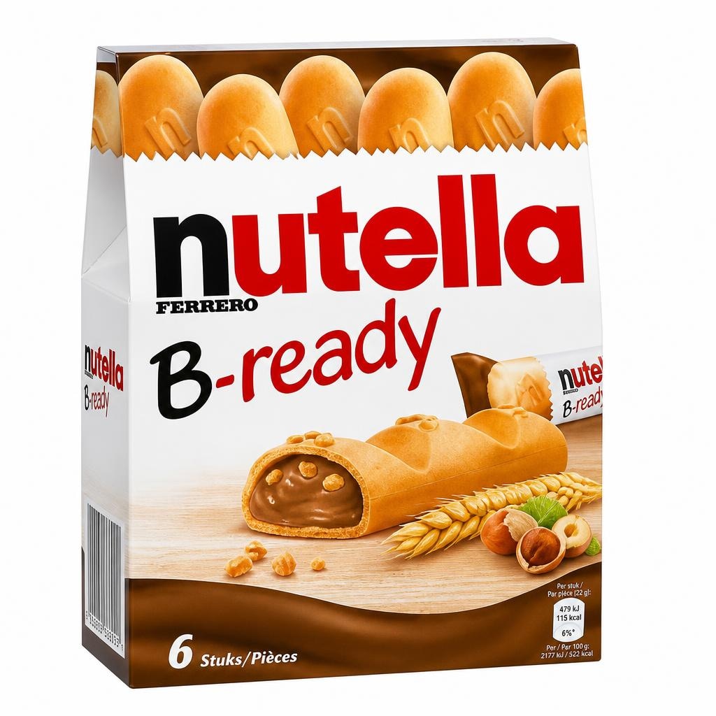 Nutella B-ready 6x22 g - Akcija v trgovini Kompas Shop