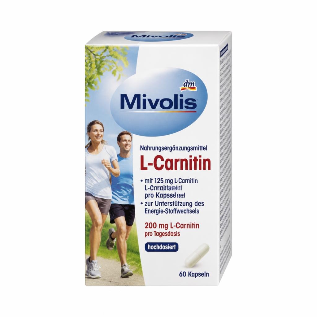 Mivolis L-Carnitin prehransko dopolnilo 60 kapsul - Akcija v trgovini Dm