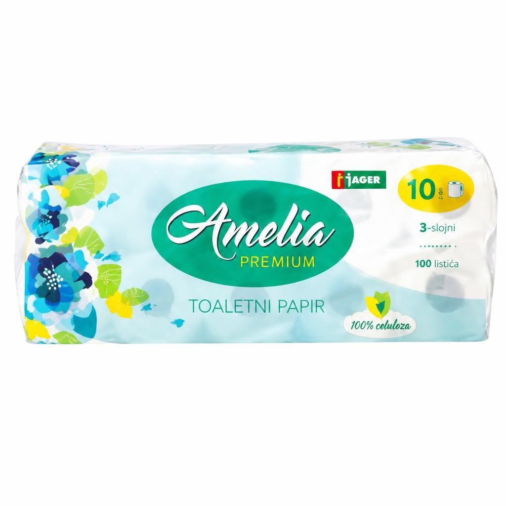 Toaletni papir Amelia 10/1 - Akcija v trgovini Jager