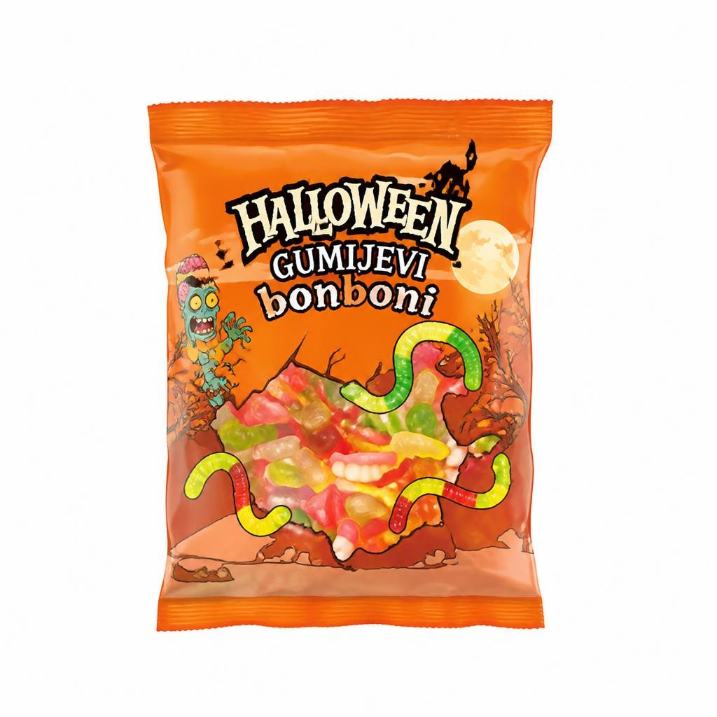 Halloween gumijevi bonboni 450 g Akcija v trgovini Lidl