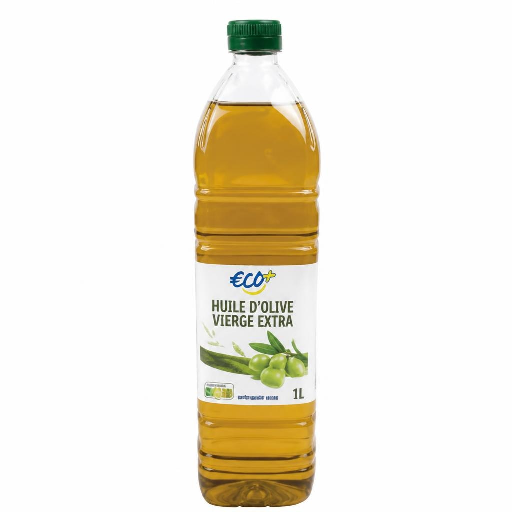 Ekstra deviško oljčno olje 1 l ECO+ - Akcija v trgovini E.Leclerc