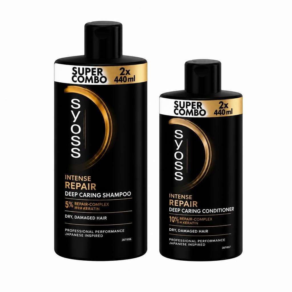 Šampon + balzam Syoss 2x440 ml - Akcija v trgovini Jager
