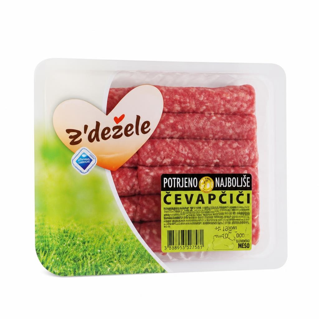 Čevapčiči ali pleskavice Z'dežele 480 g - Akcija v trgovini Mercator