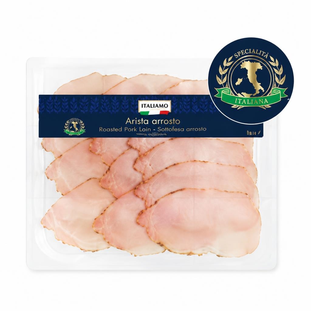 Pečen svinjski hrbet 90 g Italiamo - Akcija v trgovini Lidl