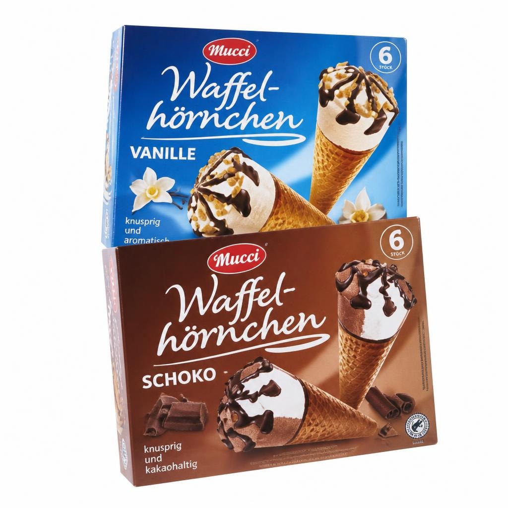 Mucci korneti 6 x 120 ml Akcija v trgovini Hofer