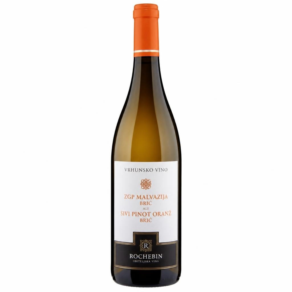 Vrhunsko vino ZGP Malvazija ali Sivi Pinot Oranž Brič 0,75 l Akcija v trgovini E.Leclerc