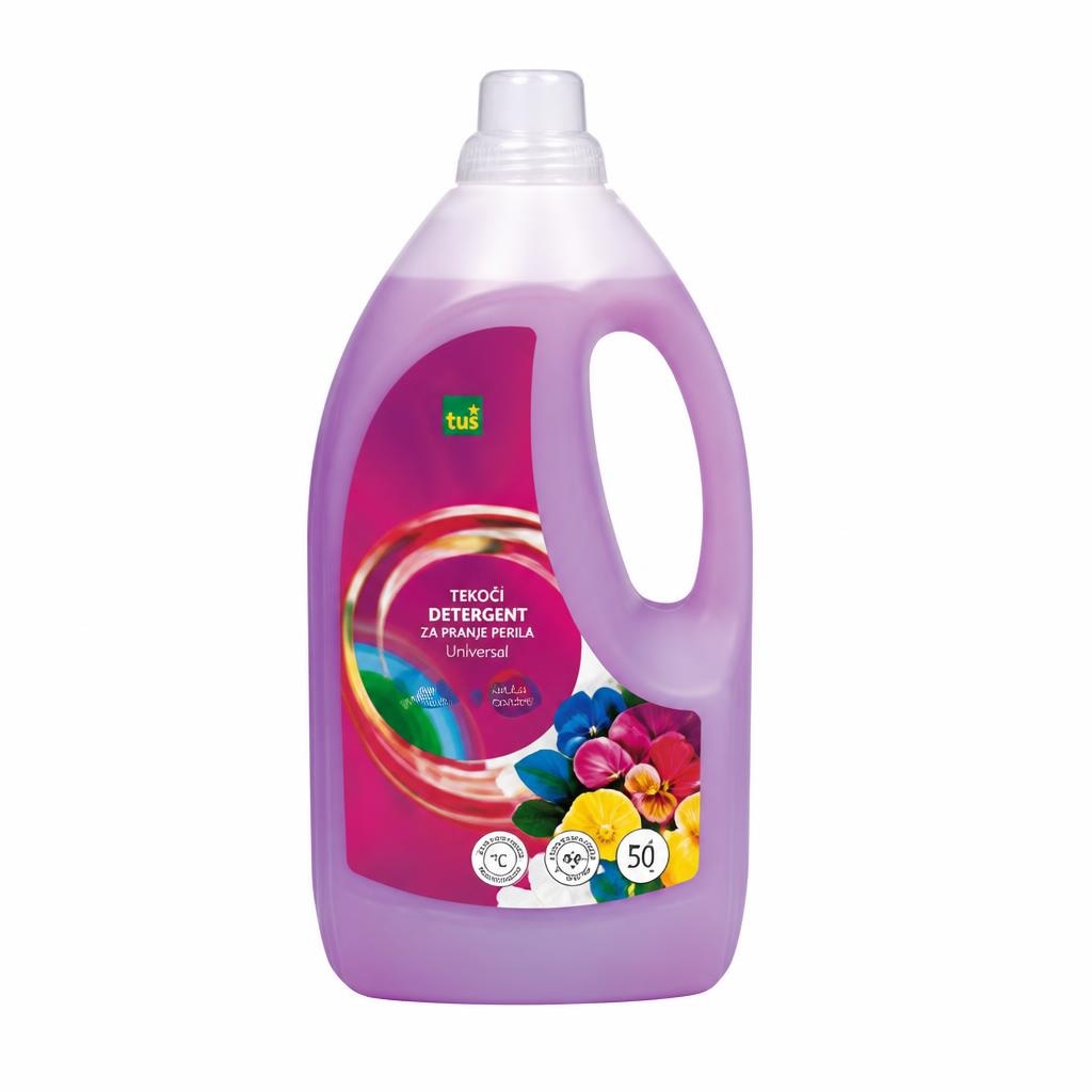 Tekoči detergent Universal, Color Tuš 1,5 l / 3 l Akcija v trgovini Tuš