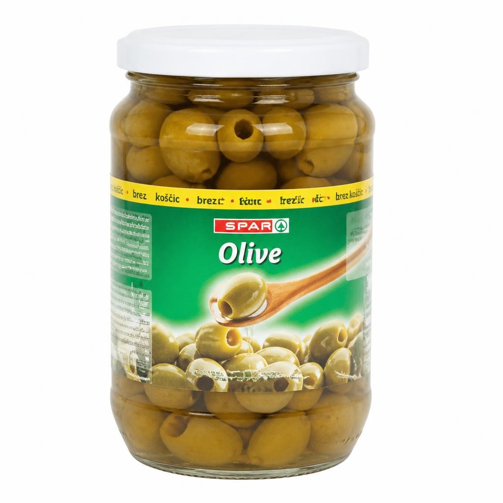 Spar zelene olive 700 g Akcija v trgovini Spar