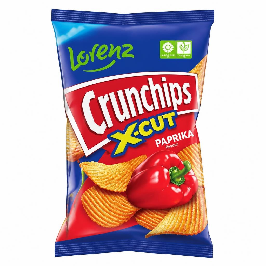 Čips Crunchips x-cut 130 g Lorenz Crunchips Akcija v trgovini Mercator