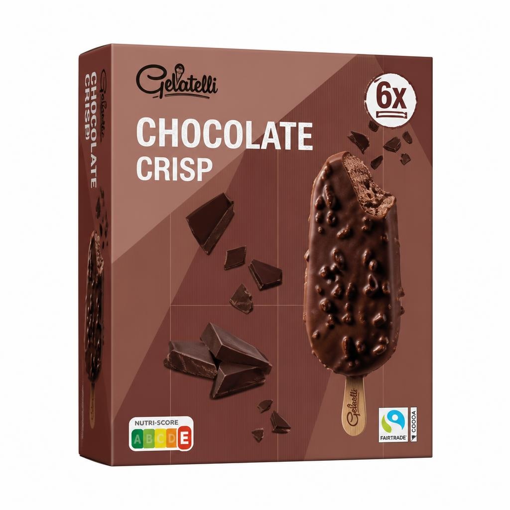 Gelatelli Sladoled na palčki 6 x 100 ml - Akcija v trgovini Lidl
