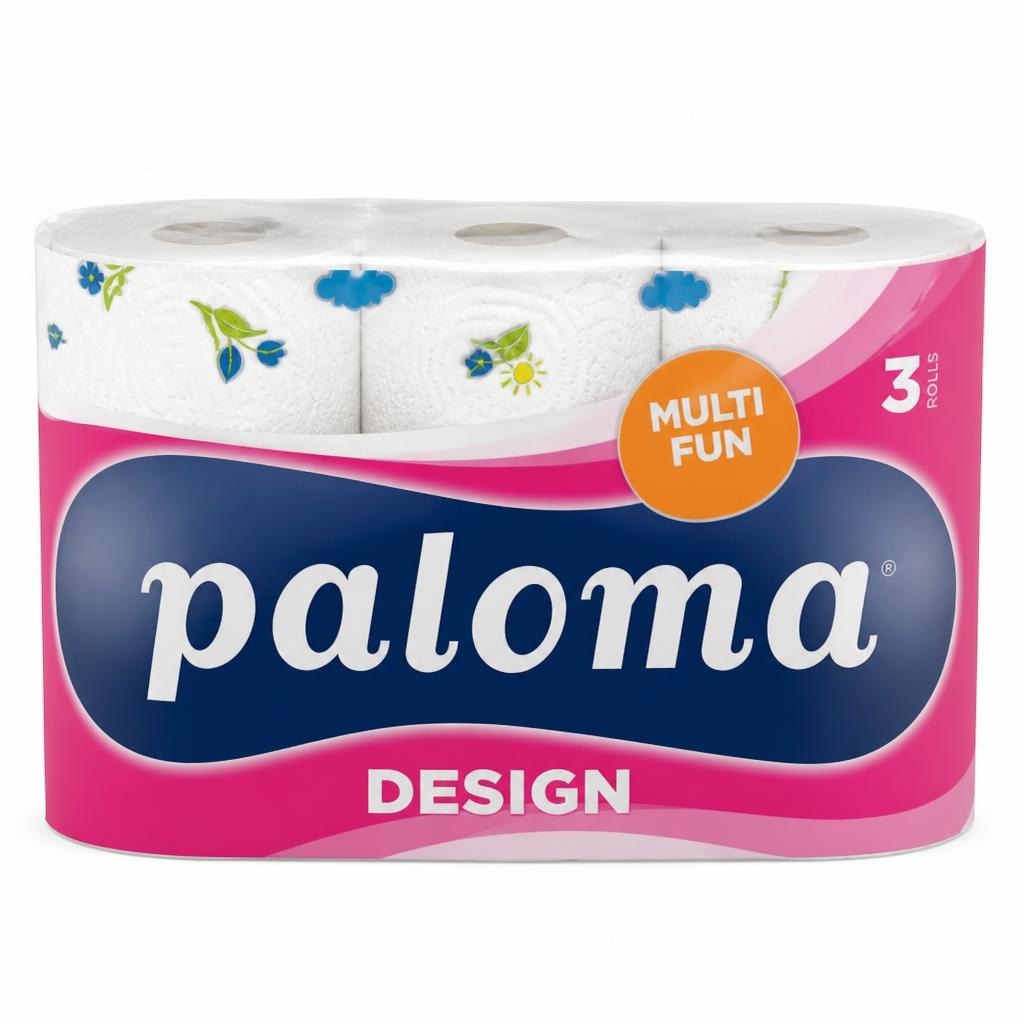 Papirnate brisače Paloma Multi Fun 2 roli Akcija v trgovini Mercator