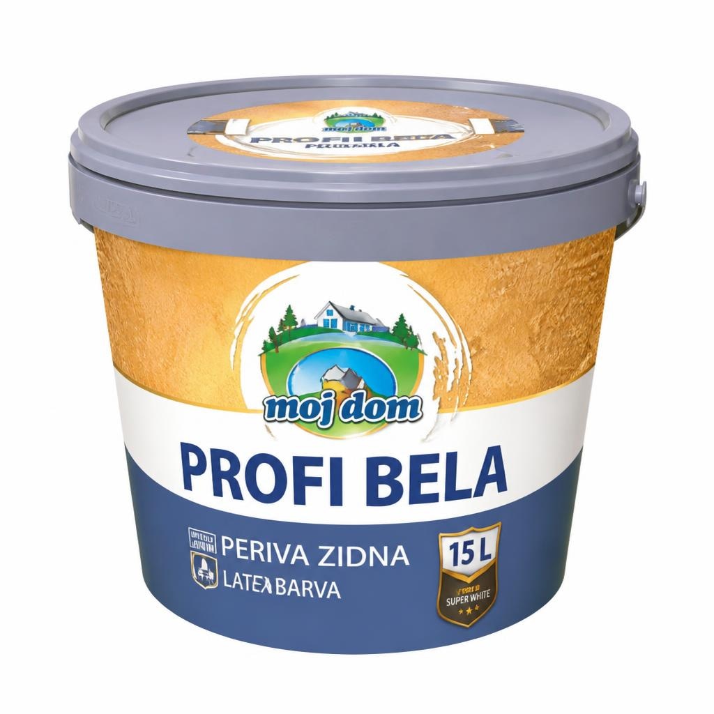 Moj dom Profi Bela 15 L Akcija v trgovini Jager