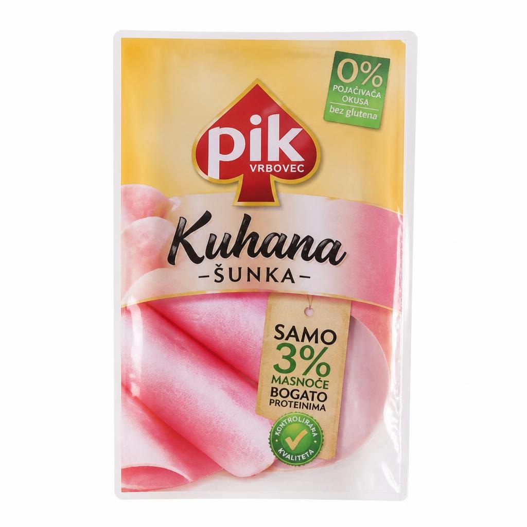 Narezek kuhana šunka Pik 125 g Akcija v trgovini Mercator