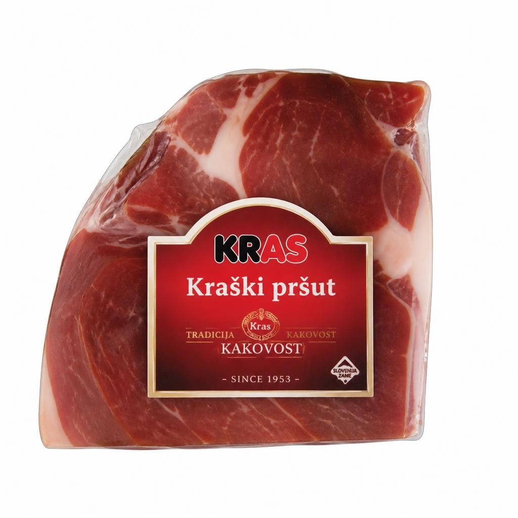 Kraški pršut Kras cena za kg Akcija v trgovini E.Leclerc