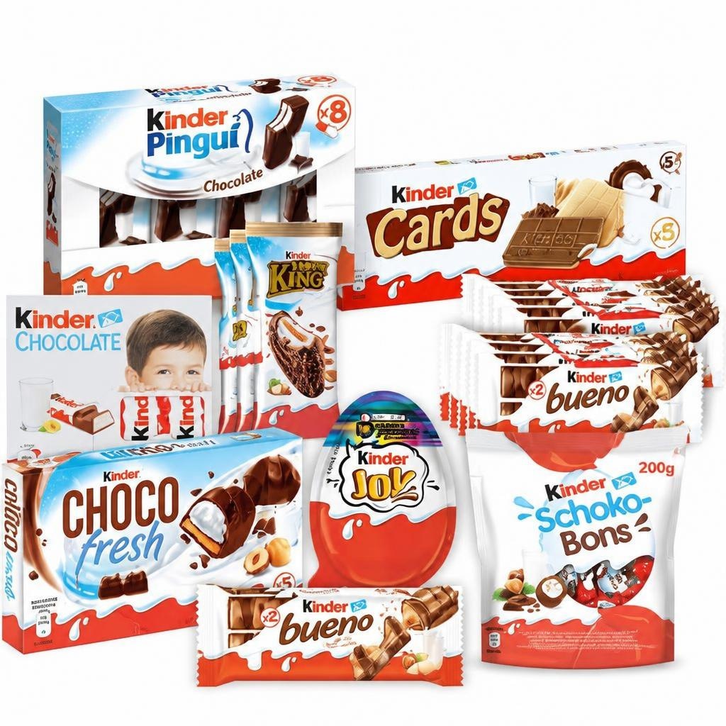 Kinder izbrani čokoladni izdelki Akcija v trgovini Lidl