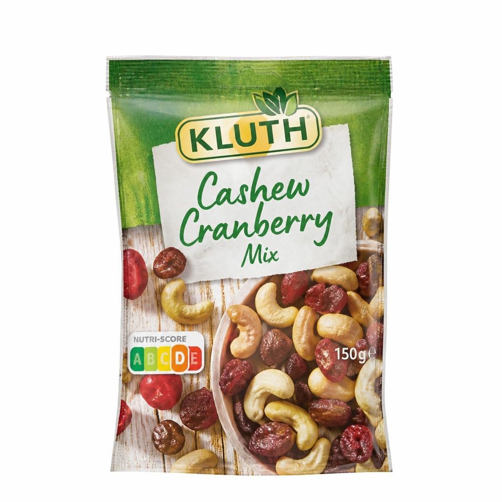 Kluth indijski oreščki, brusnice 150 g Akcija v trgovini Regal Shop