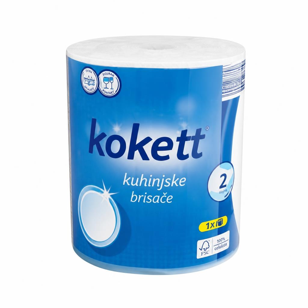 Kokett kuhinjske brisače 500 lističev Akcija v trgovini Hofer
