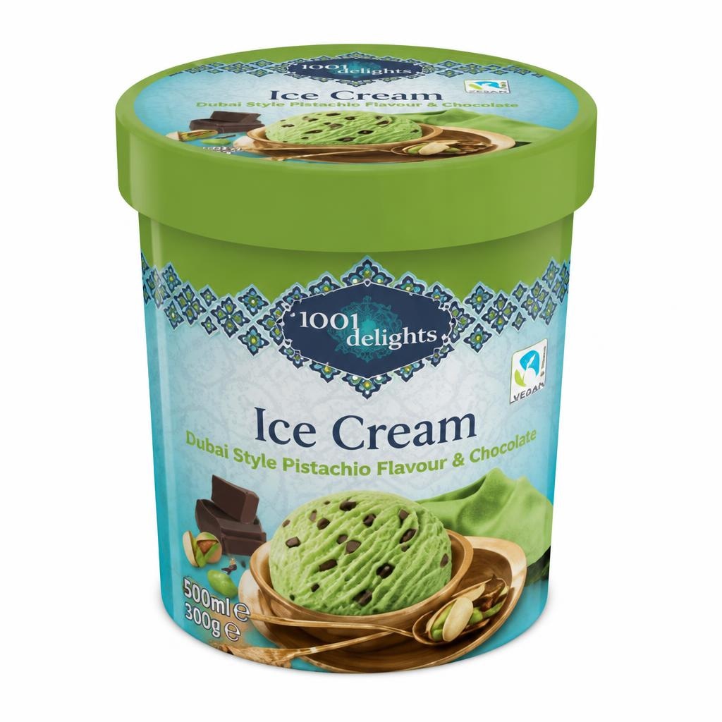 1001 DELIGHTS Sladoled na dubajski način 500 ml - Akcija v trgovini Lidl