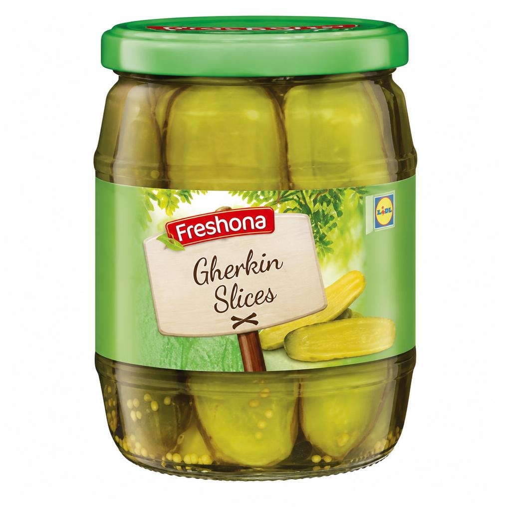Freshona kumarice 580 ml Akcija v trgovini Lidl
