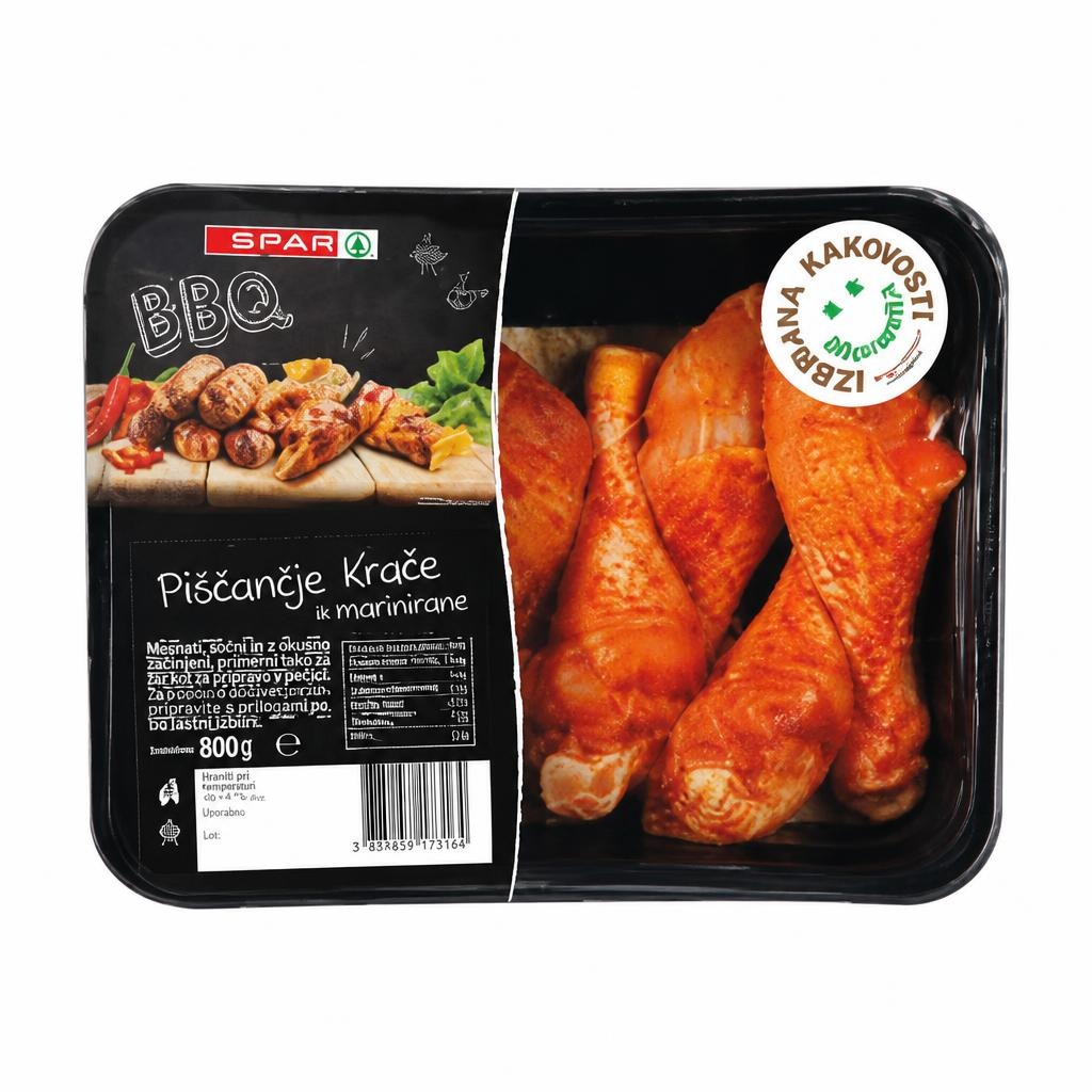 SPAR BBQ Piščančje krače IK 800 g - Akcija v trgovini Spar