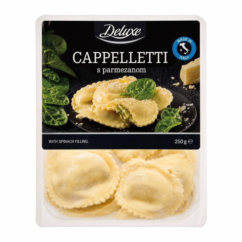 Deluxe Sveže polnjene testenine „Cappelletti“ 250 g - Akcija v trgovini Lidl