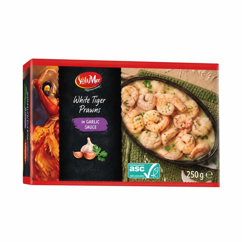 Sol&Mar Velike bele kozice v omaki 250 g - Akcija v trgovini Lidl