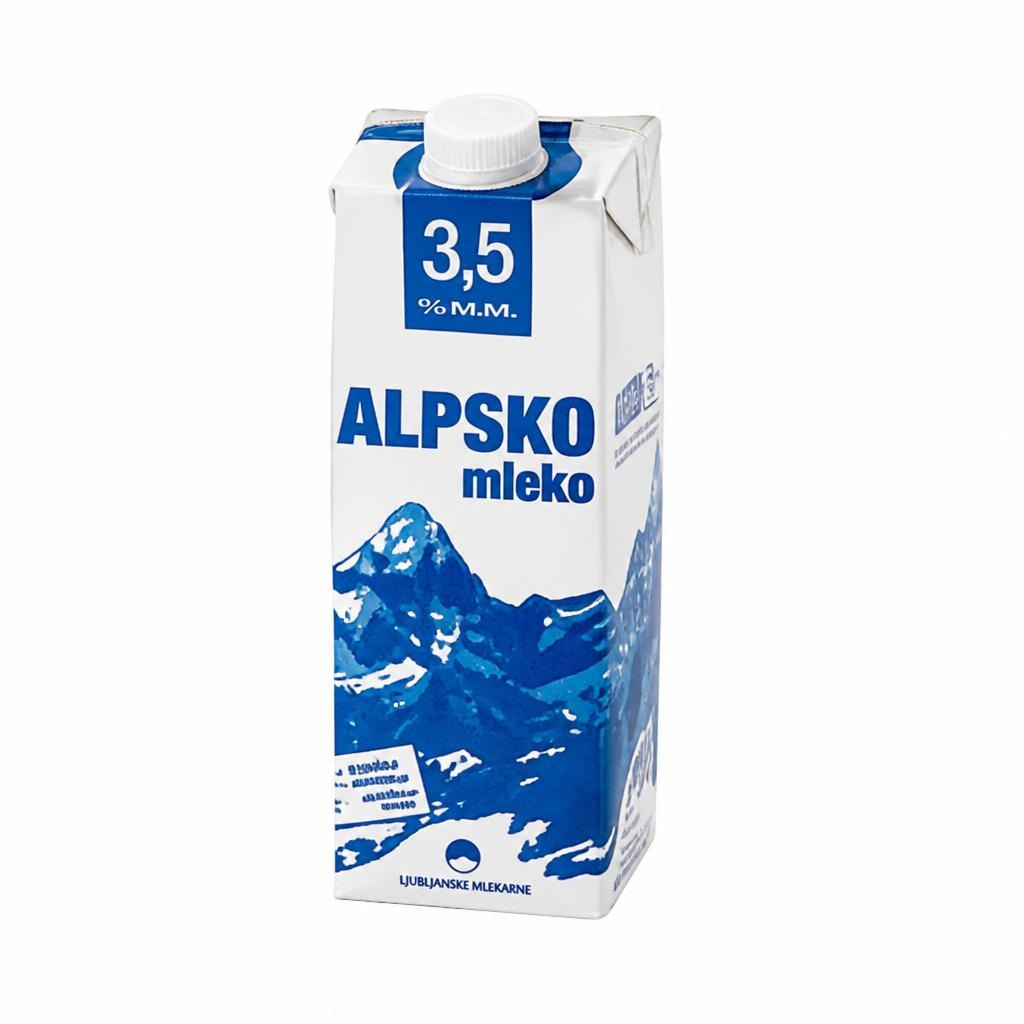 Alpsko mleko 1 L Akcija v trgovini Jager