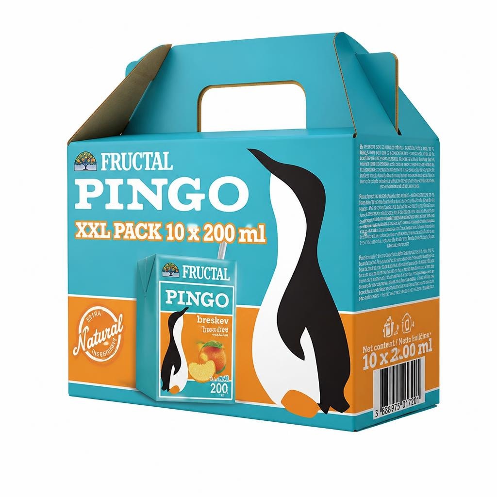 Fructal Pingo sok XXL 10 x 200 ml Akcija v trgovini Lidl