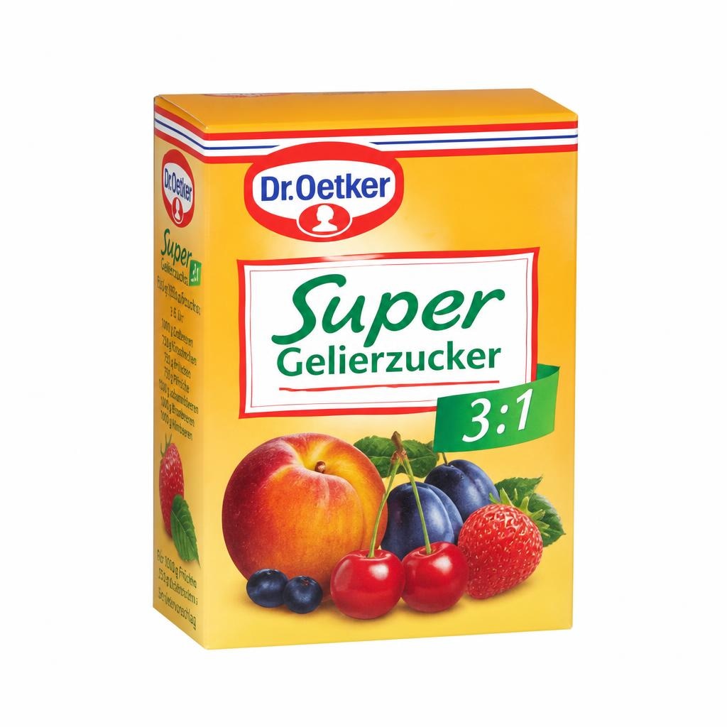 Želirni sladkor Super Dr. Oetker 500 g - Akcija v trgovini Jager