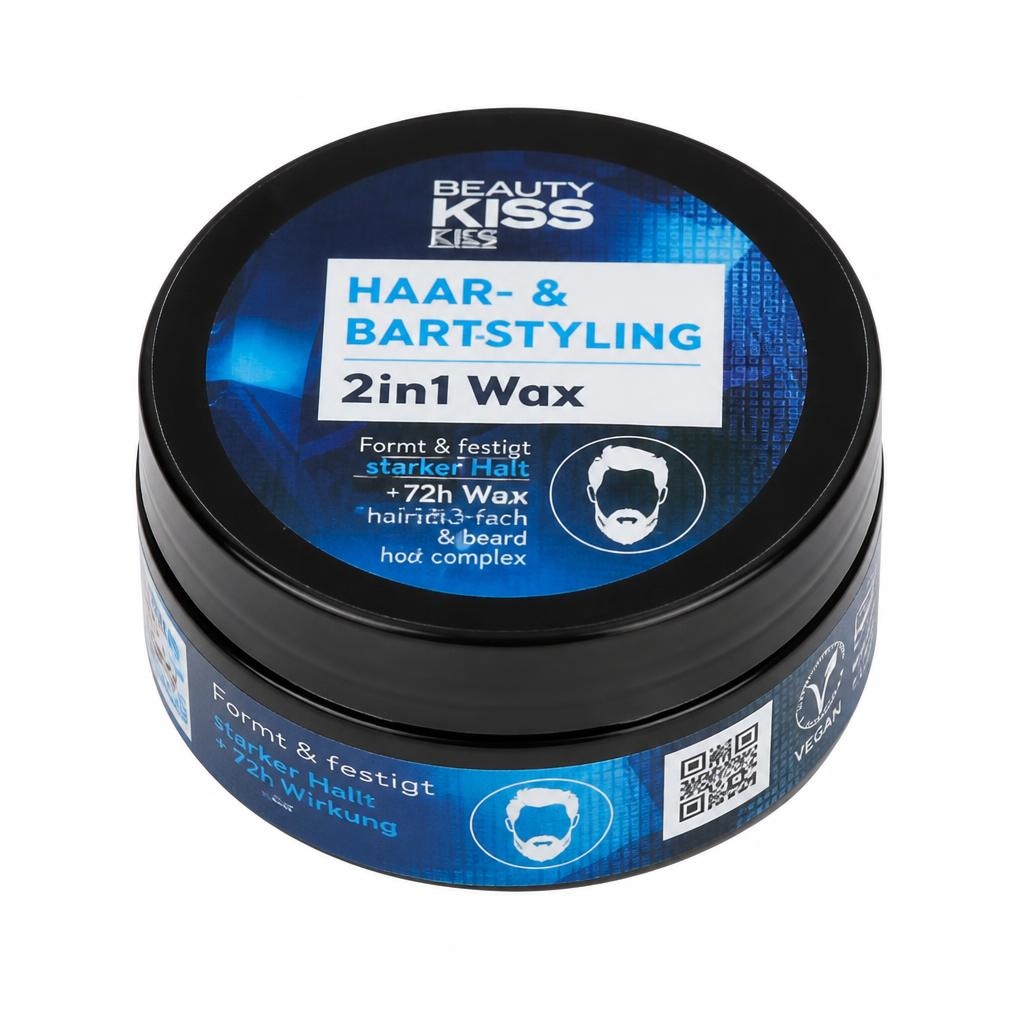 Beauty Kiss Vosek za lase in brado 75 ml - Akcija v trgovini Spar