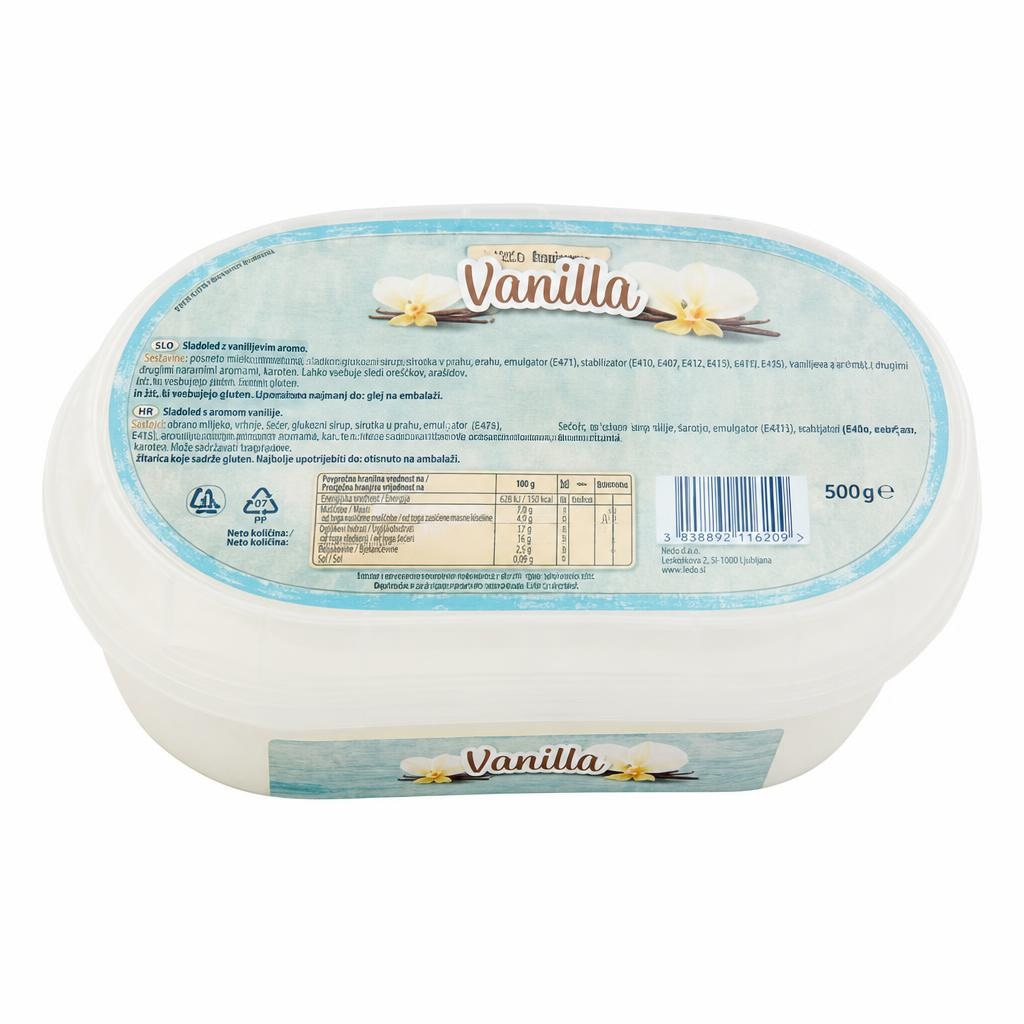 Sladoled v banjici 500 g - Akcija v trgovini Eurospin