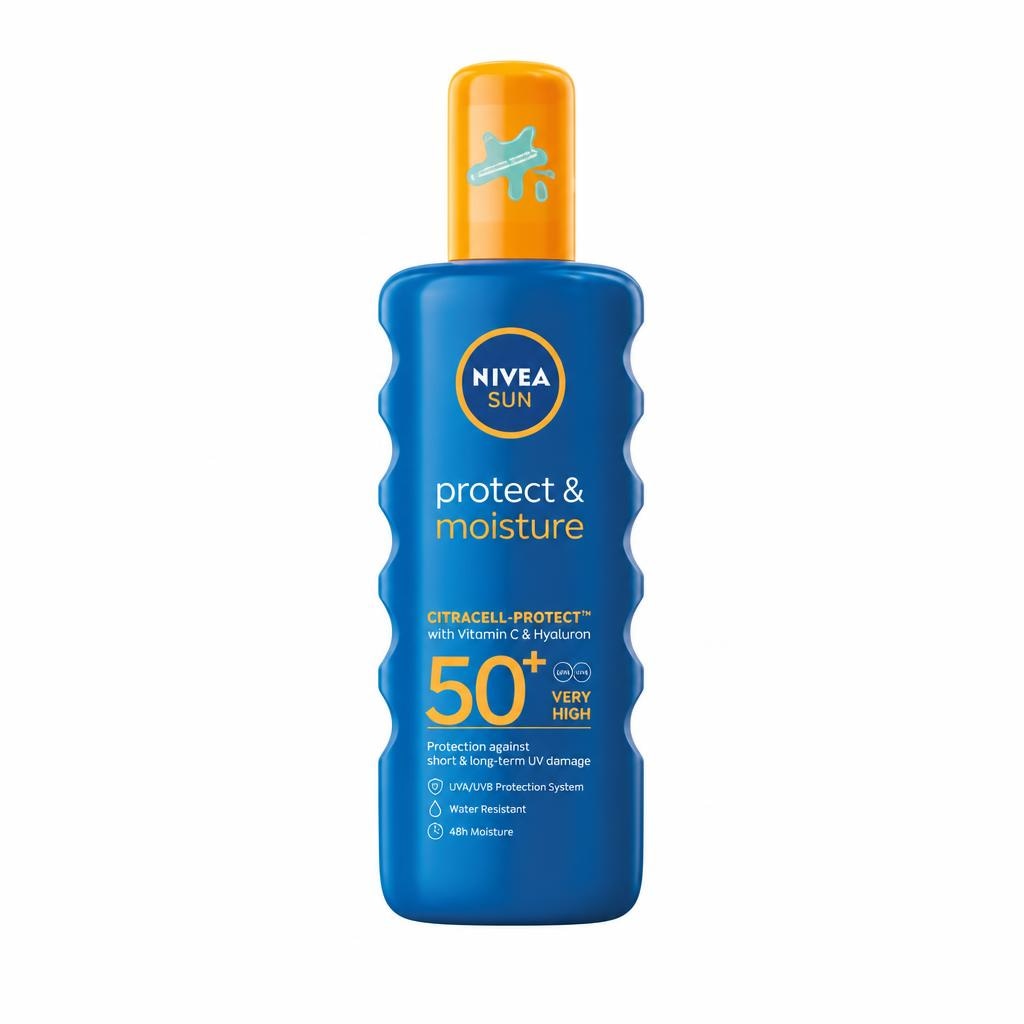 NIVEA SUN Protect & Moisture losjon za zaščito pred soncem 200 ml - Akcija v trgovini Dm