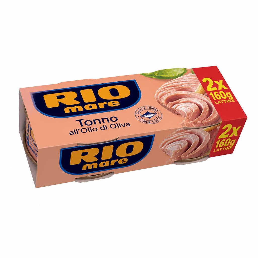 Rio Mare tunina v oljčnem olju 2x 160 g Akcija v trgovini E.Leclerc