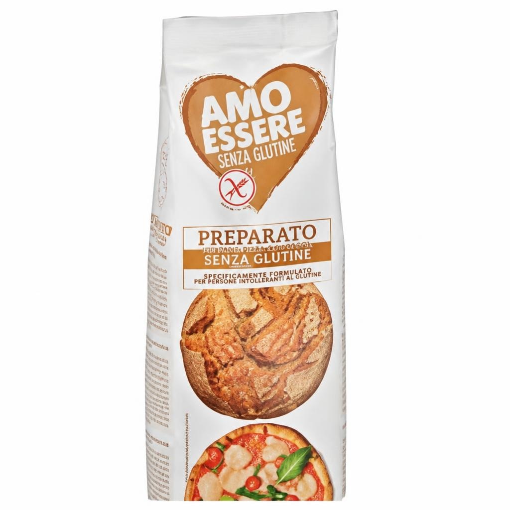 Amo Essere pripravek za kruh in pico brez glutena 500 g Akcija v trgovini Eurospin