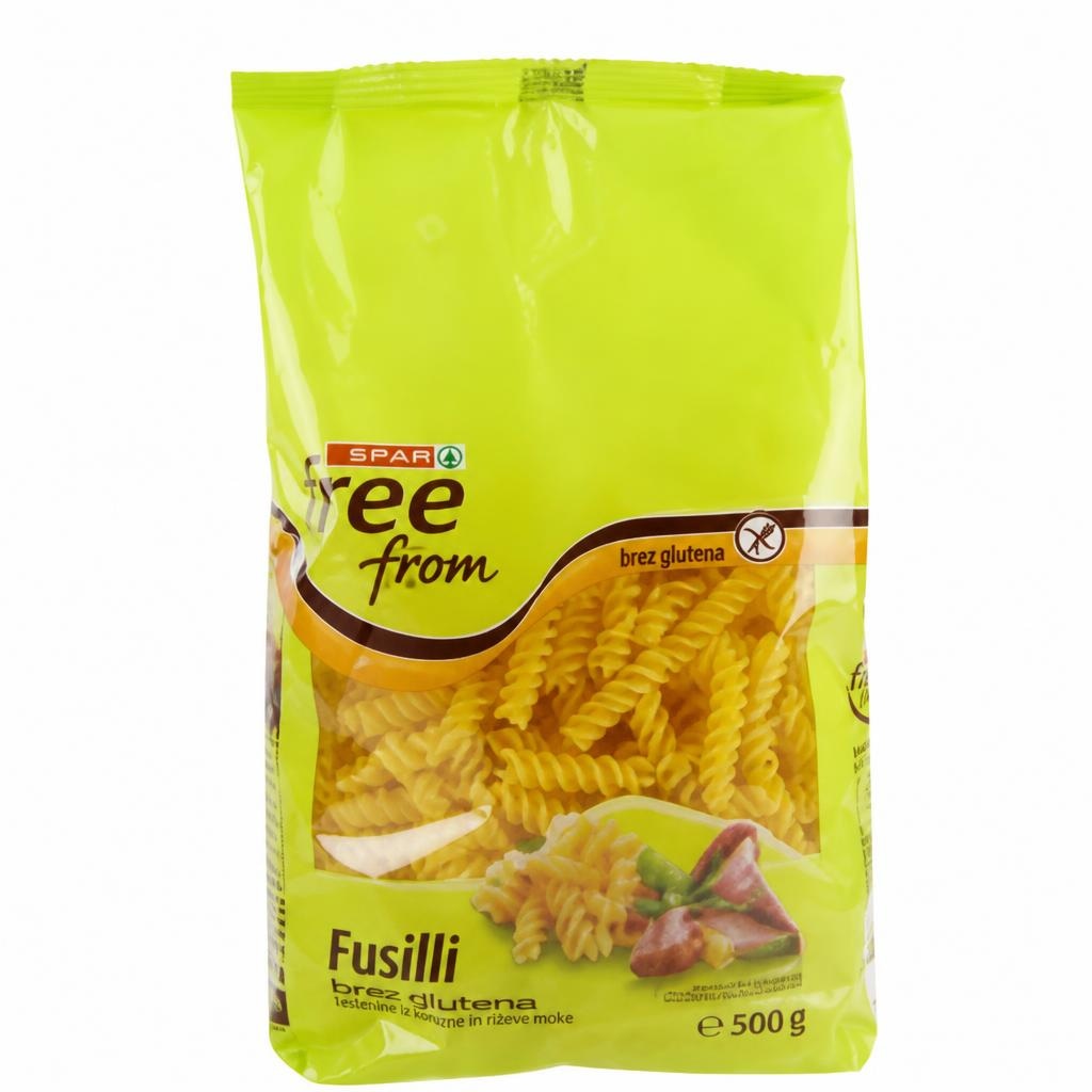 Fusilli brez glutena 500 g Akcija v trgovini Spar