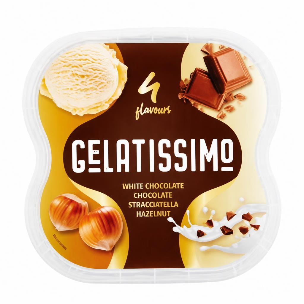 Sladoled Gelatissimo 1650 ml - Akcija v trgovini Mercator