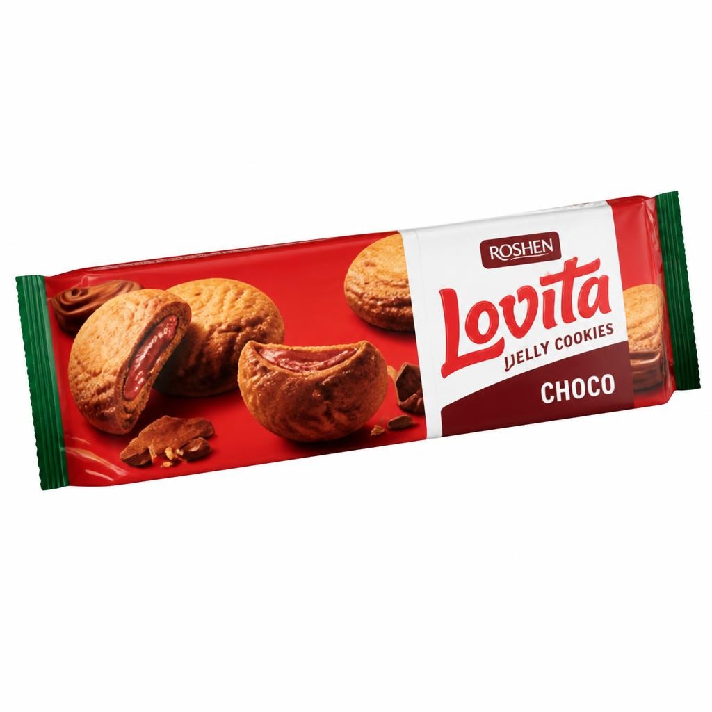POLNJENI KEKSI LOVITA 127 g Akcija v trgovini E.Leclerc