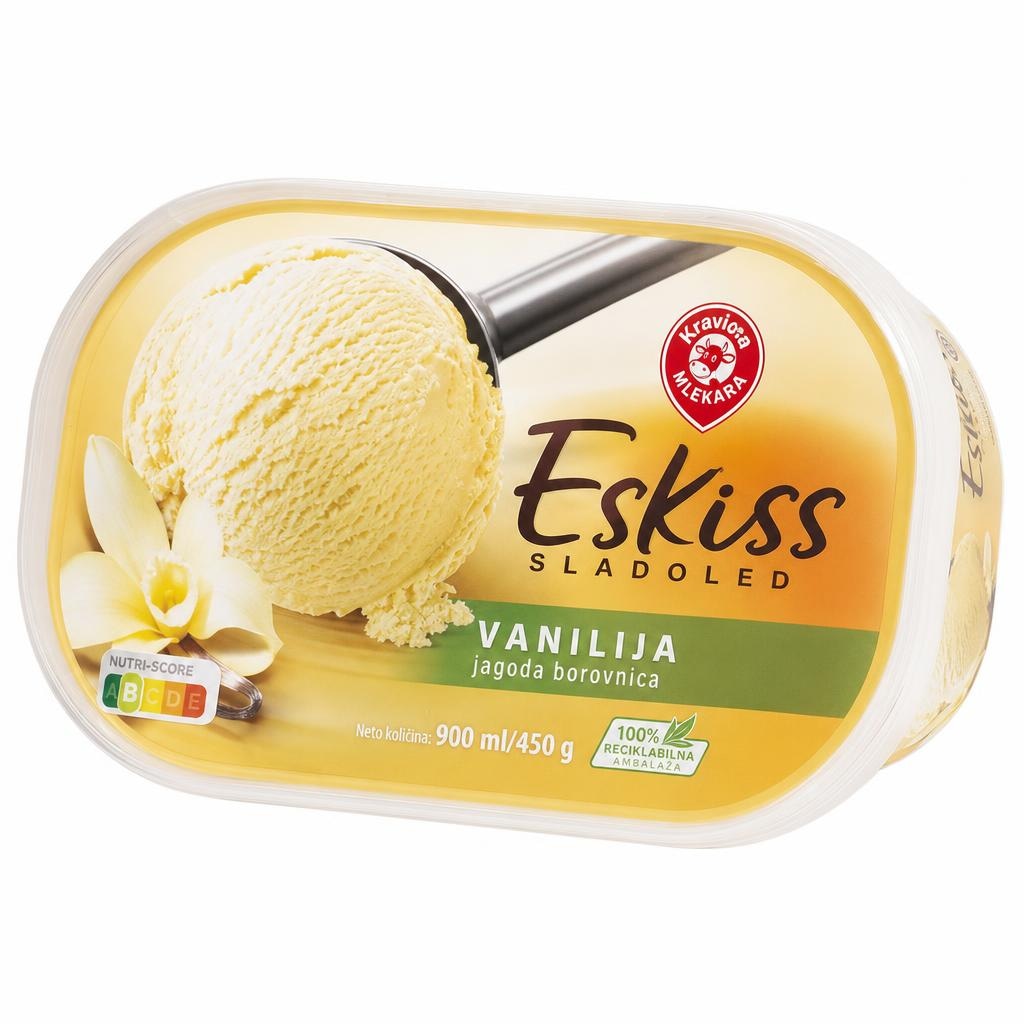Eskiss Sladoled 900 ml - Akcija v trgovini E.Leclerc
